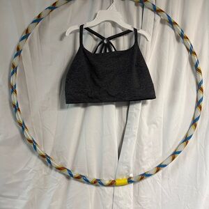 Black Strappy Sports Bra